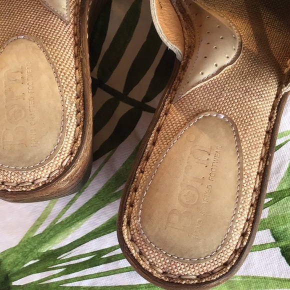 Beige Born Wedges - Picture 4 of 4